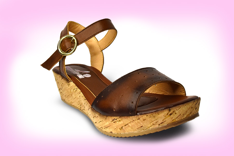 Sandalia de plataforma de corcho - Luxy Zapaterías